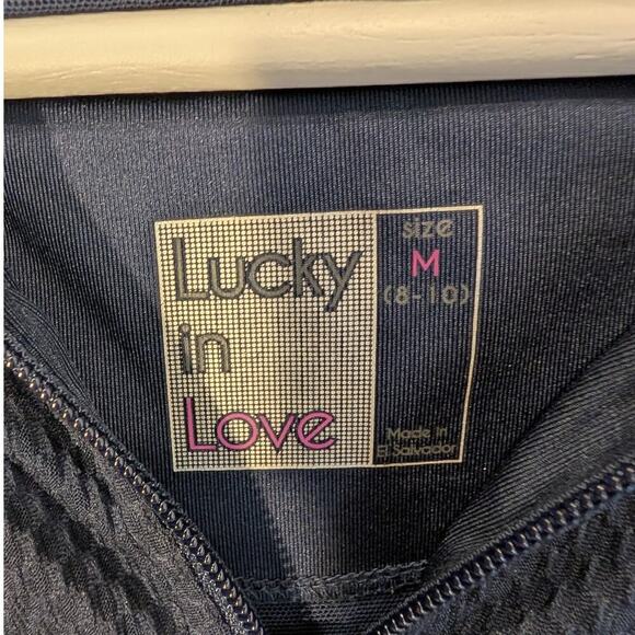 Lucky In Love Vest Hood Athletic Athleisure Running Hiking Biking - Size M - Picture 7 of 8